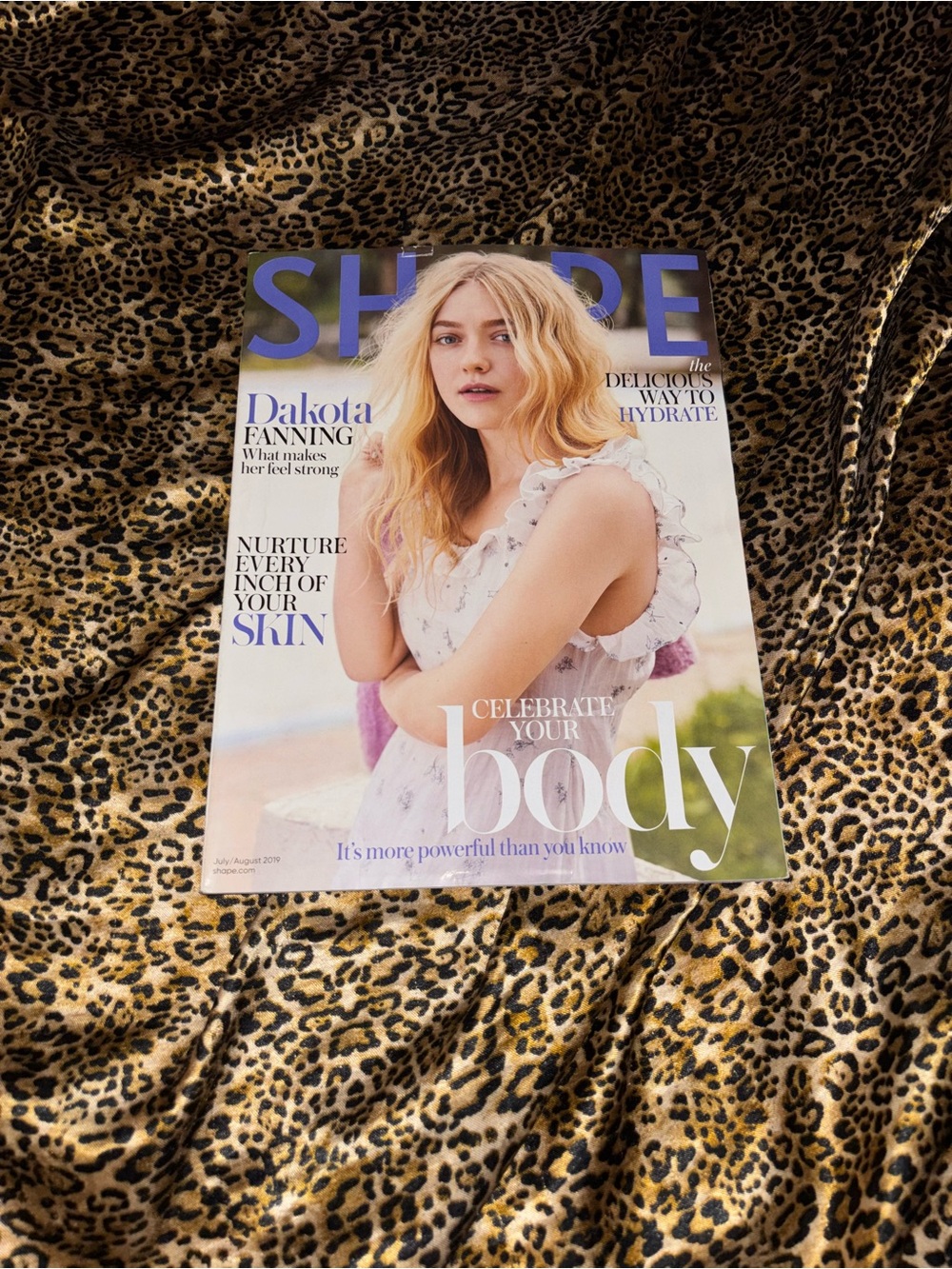 Dakota Fanning for Shape Magazine July/August 2019 issue